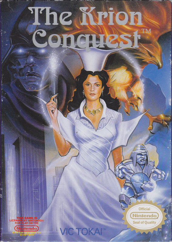 Krion Conquest box art for NES